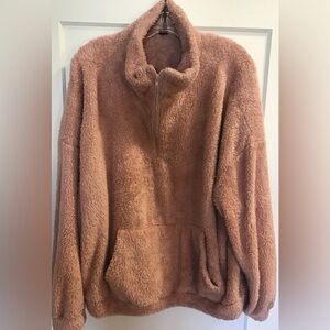 Shein mauve 3/4 zip pullover size 3XL